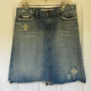 Joe’s Denim Distressed Skirt Size 29